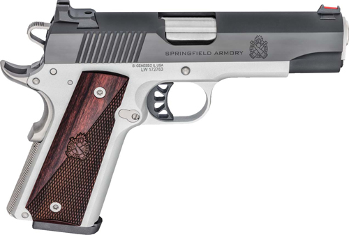 Springfield 1911 Ronin 10MM Handgun 10MM Auto 8RD Magazine 5" Barrel Blued Slide/Stainless Frame