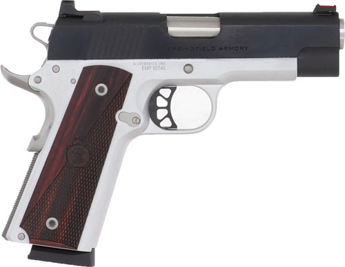 SPRINGFIELD 1911 RONIN 9MM 4in. - 10RD SS/BLUED WOOD GRIPS-img-1