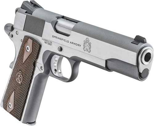 SPRINGFIELD 1911 GARRISON - 9MM 5in. 9RD STAINLESS WALNUT-img-1