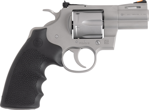 Colt Python .357 Magnum 2.5" Matte Stainless Hogue Grips 6rd