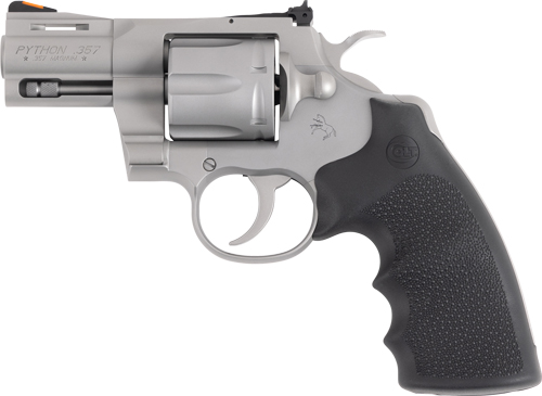 Colt Python .357 Magnum 2.5" Matte Stainless Hogue Grips 6rd