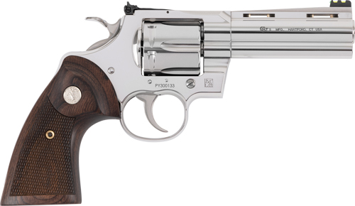Colt Target Python Handgun .357 MAG 6RD Capacity Stainless Steel Frame Walnut Medallion Grips