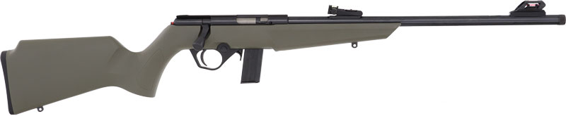 Rossi Compact Bolt Action Rimfire Rifle - Black / OD Green | .22 LR | 16.5" Barrel | 10RD | Polymer Stock