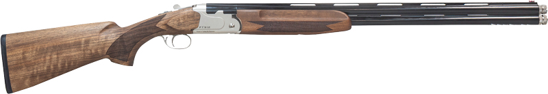 Pointer FT912 O/U Shotgun 12GA 3" Chamber 2RD Capacity 28" Barrel Silver Receiver/Walnut Stock