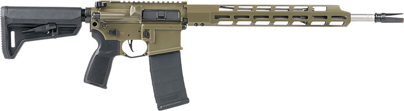 SIG Sauer M400 Tread Rifle 5.56 NATO 30RD Magazine 16" 1/2X28 Threaded Barrel Stainless Steel and Moss Green