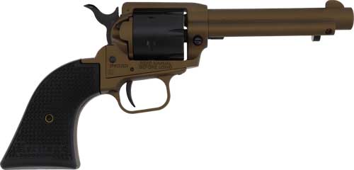 Heritage Rough Rider Burnt Bronze Cerakote Handgun .22 LR 6RD Capacity 4.75" Barrel Polymer Black