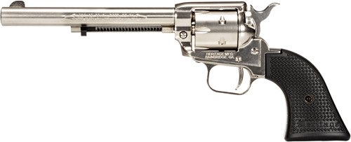 Heritage Rough Rider .22 LR Single-Action Revolver (6.5" Nickel Star Grips)