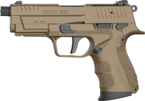 Retay RXP22 FDE 4" Threaded Barrel 22LR 13rd Handgun