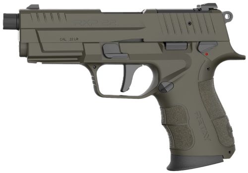 Retay RXP22 Handgun .22 LR 13RD Magazines(2) 4" Threaded Barrel OD Green Frame/Slide