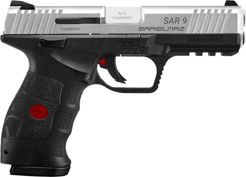 SAR USA SAR9 9mm Pistol - Striker Fired, Polymer Frame, 4.4" Barrel