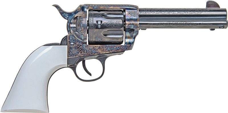 Traditions 1873 SA Revolver - 45LC BILL Tilghman CC/Walnut