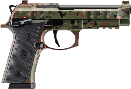 Beretta 92XI SAO FS 9mm 4.7" 15Rnd Flectarn Camo 2 Mags SPEC0744A15 - Beretta - 9mm