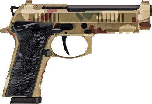 Beretta 92XI SAO FS 9mm 4.7" 15Rnd Frogskin Camo 2 Mags SPEC0745A15 - Beretta - 9mm for sale at TheGunDock