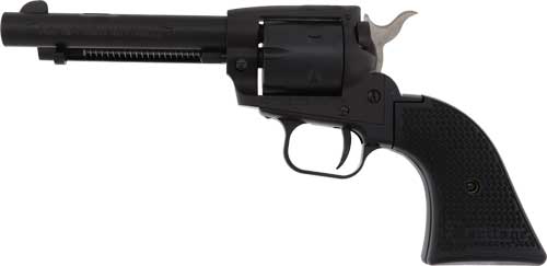 Heritage 22LR/22WMR Black - 4.75" Steel Frame Polymer GRIP