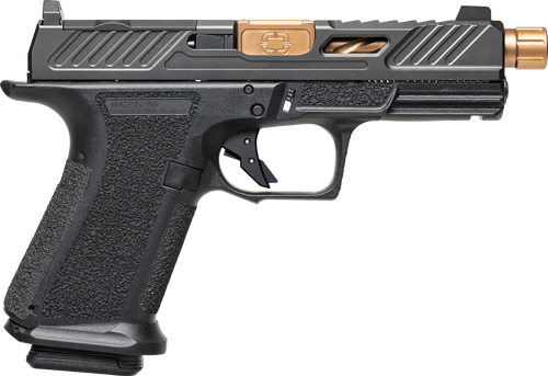 Shadow Systems Optics Ready MR920 Handgun 9MM Luger 15RD Magazine 4" Threaded Bronze Barrel Black Elite Slide