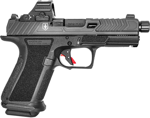 Shadow Systems MR920 War Poet Handgun 9MM Luger 15RD Magazines(2) 4.5" Fluted Threaded Barrel Black W/Holosun 507C