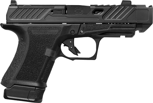 Shadow Systems CR920P Elite Slide Cut Handgun 9MM Luger 13RD Magazine 3.41" Barrel Spiral Comp Black Frame
