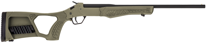SS Poly Tuffy 410GA 18.5" BK/OD Green Break-Action Shotgun