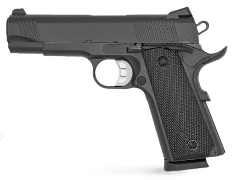 Tisas 1911 Carry B45 Handgun .45 ACP 8RD Magazine 4.25" Barrel Black Cerakote