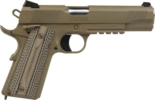 Tisas 1911 DUTY B9RDG Raider 9MM 9RD Magazine (2) 5" Barrel FDE Cerakote