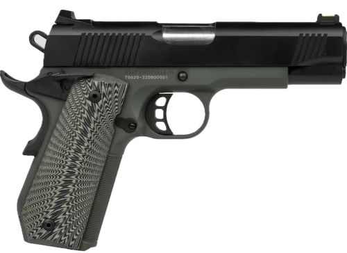 Tisas 1911 Yukon Carry C10 Handgun 10MM Auto 10RD Magazines(2) 4.25" Barrel Grey Frame/Black Slide Ed Brown Bobtail