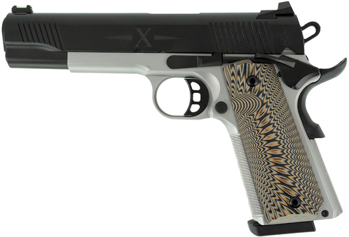 Tisas 1911 D10 10mm 5" Two-Tone Fiber Optic 8rd