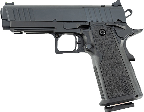 Tisas 1911 Duty 9 DS Handgun 9MM Luger 18RD Magazines(2) 4.25" Barrel Titanium Firing Pin Black W/Rail