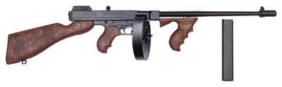 Thompson 1927A1 Carbine .45 Auto 20RD Stick 50RD Drum Magazines 18" Barrel Wood Stock