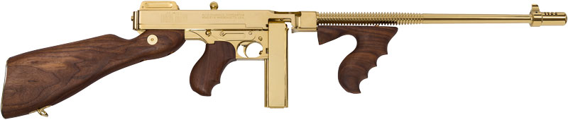 Auto-Ordnance Thompson 1927A-1 Deluxe .45 ACP Titanium Gold Plated Rifle