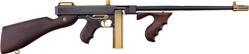 Kahr Auto Ordanace 1927A-1 Dlx Rifle .45 Auto 20RD Magazine 18" Barrel Black W/Gold Walnut Furniture