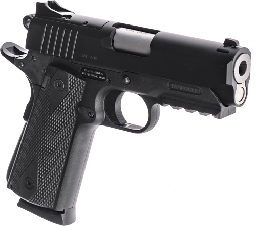 IFG Tanfoglio Pugio 1911 Polymer or Handgun 9MM Luger 10RD Magazines(2) 3.5" Bull Barrel Pic Rail