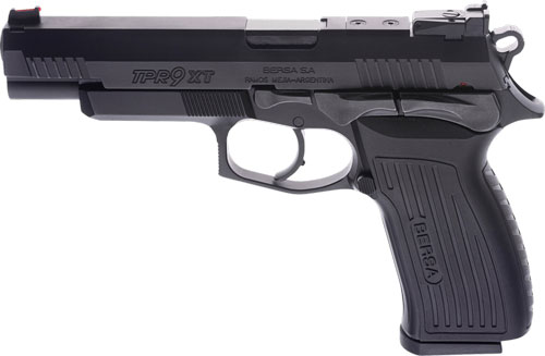 Bersa TPR9XT Semi-Auto Pistol 9MM 17+1 Fiber Optic Sights Matte Black - Bersa - Best Price $502.65