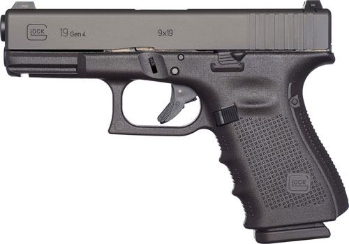 Glock 19 Gen4 9mm Luger FS 15-Shot Black Rebuilt