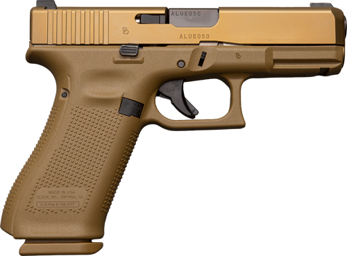 GLOCK 19X V 9mm Coyote Brown nPVD (4.02" Barrel)
