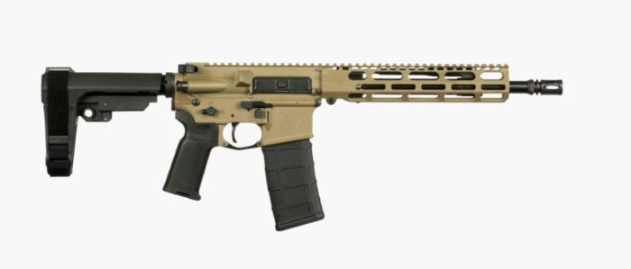 VKTR VK1 PISTOL 5.56 NATO 11.5" PISTOL FDE SBA3