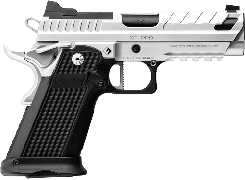 Fusion Firearms XP Pro 9 Handgun 9MM Luger 17RD Magazines(2) 4'' Barrel RMR Optic Ready Chrome