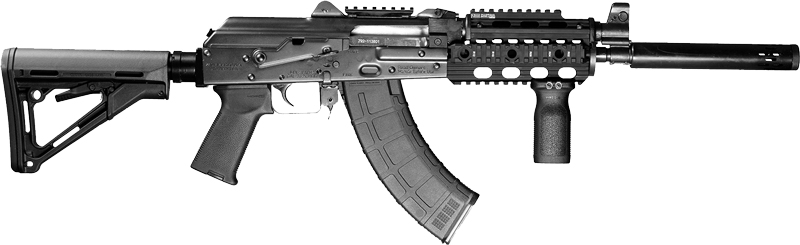 Zastava ZPAP92 AK-47 Rifle- Black | 7.62X39 | 16.5" Barrel | Pinned and Welded Muzzle Extension| Magpul CTR Stock