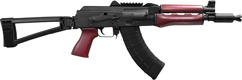 Zastava ZPAP92 AK Pistol - 7.62X39 | Serbian Red | 10" | 1X30 MAG | SBT TF 1913 Brace
