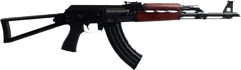 Zastava Zpapm70 AK-47 Rifle Bulged Trunnion 1.5MM Receiver - Serbian Red | 7.62X39 | 16.3" Chrome Lined Barrel | Fixed Triangle Stock