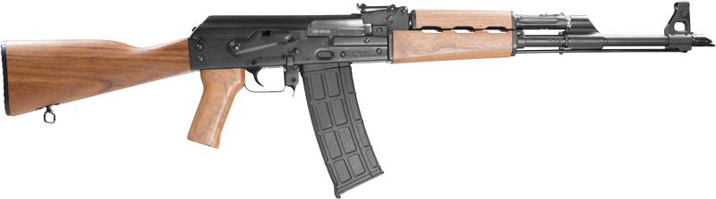 Zastava Arms USA ZR90556WM PAP M90 Semi-Automatic Rifle, 5.56 NATO, 18.25" Chrome-Lined Barrel, Adjustable Gas System, Walnut Stock, 30-Round Capacity - Zastava Arms USA - Best Price $1,140.64
