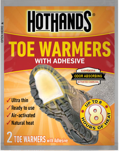 HOTHANDS TOE WARMERS 40 PAIR 8 HOUR W/ ADHESIVE