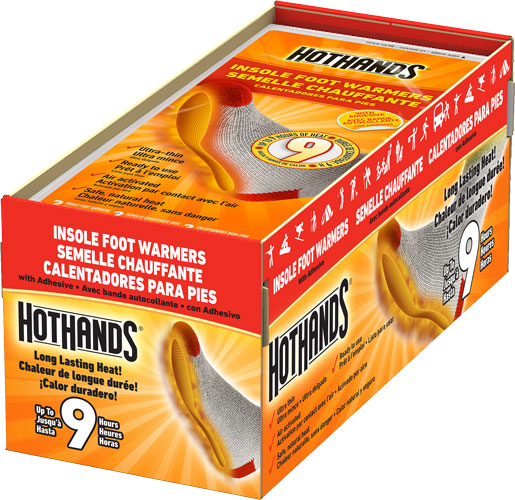 HotHands Insole Foot Warmer, HFINSPDQ, Air Activated, Safe Natural Heat, Lasts up to 10 Hours, 16 Pack