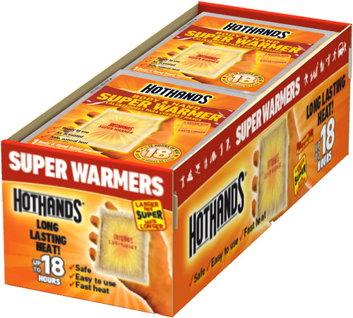 HotHands HH1ED240E Body Hand Super Warmer 40 Pack 18 Hour Air Activated