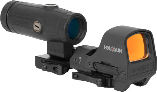 HOLOSUN HS510C Reflex Sight And 3X Magnifier Combo (HS510C+HM3X Combo) - Holosun - 0.91" X 1.26"/1.23" for sale at TheGunDock