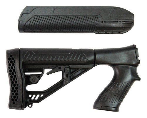 ADAPTIVE TACTICAL FOREARM/STK KIT REM. 870 12GA BLACK
