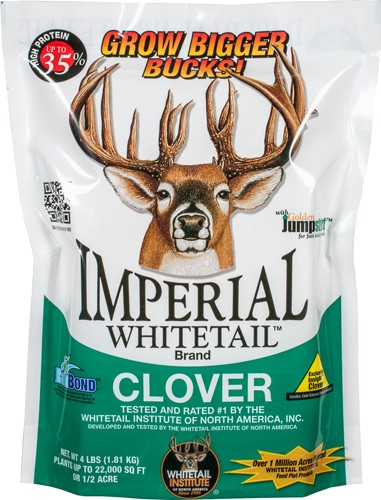 Whitetail Institute IMP4 Imperial Clover 1/2 Acre 4lb Deer Plot Seed - Whitetail Institute for sale at TheGunDock