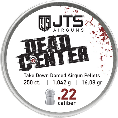 JTS PELLETS DEAD CENTER 22 DOMED 16.08 GR 250CT