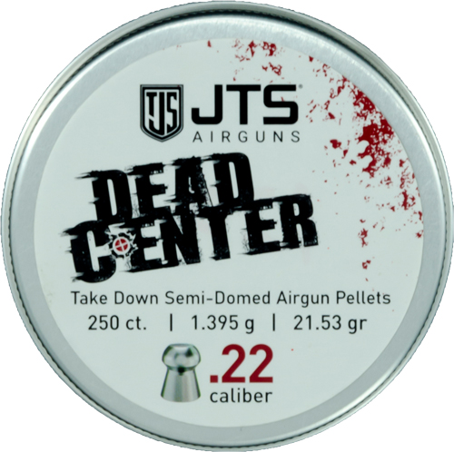 JTS Pellets Dead Center 22 Semi-Domed 21.53 GR 250Ct JAC120
