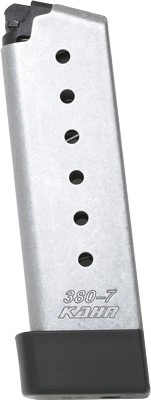 Kahr Arms P380/CW380 7-Round Magazine, .380 ACP, Stainless Steel, Grip Extension - K387G - Kahr - Best Price $34.75