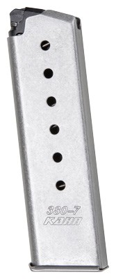 Kahr Arms K387 Detachable Magazine, 7-Round .380 ACP, Stainless Steel, P380/CW380/CT380 Models - Kahr - Best Price $31.25